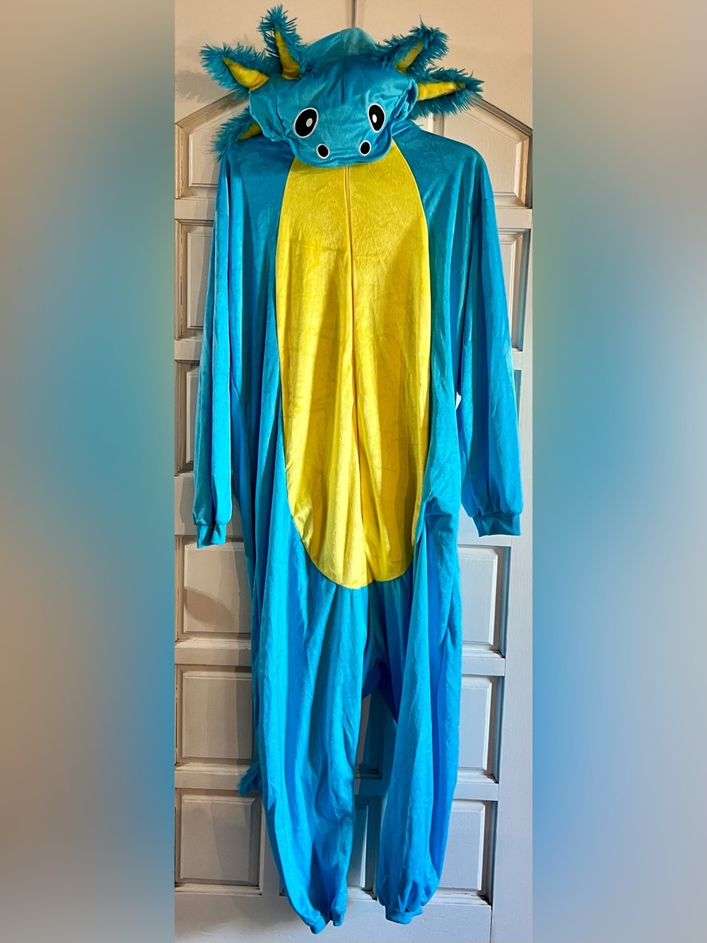 Bright Blue and Yellow Onesie Romper